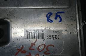 БЛОК УПРАВЛЕНИЯ   PEUGEOT 307 EDC15 82877430