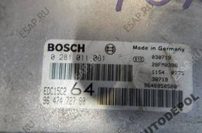 БЛОК УПРАВЛЕНИЯ   PEUGEOT 307 HDI  0281011081