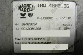 БЛОК УПРАВЛЕНИЯ PEUGEOT 307 iaw48p2.36 9643922580 БЕЗ КОДА