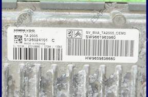 БЛОК УПРАВЛЕНИЯ PEUGEOT 307 S126024101C SW9661983980