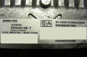 БЛОК УПРАВЛЕНИЯ PEUGEOT 307 sid803a 5ws40313bt 9662907080