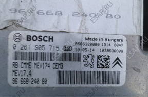 БЛОК УПРАВЛЕНИЯ  Peugeot 308 1.4 16V 0261S05715