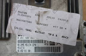 БЛОК УПРАВЛЕНИЯ PEUGEOT 308 1.6 VTI MEV17.4 9665291180