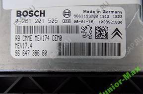 БЛОК УПРАВЛЕНИЯ , PEUGEOT 308 NR:0261201505