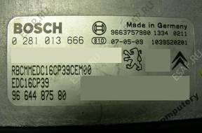 БЛОК УПРАВЛЕНИЯ PEUGEOT 4007 9664487580 0281013666