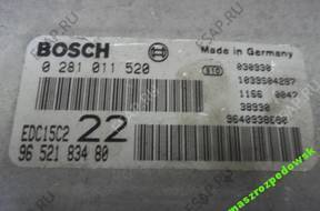 БЛОК УПРАВЛЕНИЯ PEUGEOT 406 0281011520 9652183480