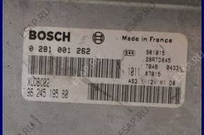 БЛОК УПРАВЛЕНИЯ PEUGEOT 406 1.9 TD 0281001262 9624519580