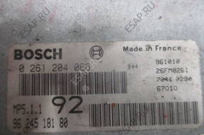 БЛОК УПРАВЛЕНИЯ Peugeot 406 2.0 B 0261204066