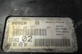 БЛОК УПРАВЛЕНИЯ PEUGEOT 406 2.0 HDI 0281001977
