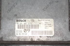 БЛОК УПРАВЛЕНИЯ PEUGEOT 406 2.0 HDI 0281001978