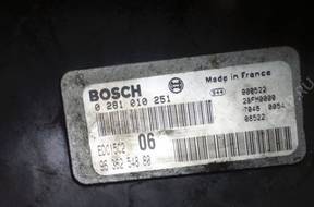 БЛОК УПРАВЛЕНИЯ Peugeot 406 2.0 HDI ,  0281010251