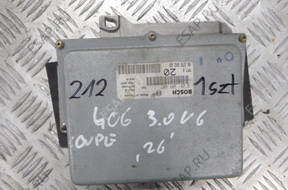 БЛОК УПРАВЛЕНИЯ PEUGEOT 406 3.0 V6   0261204407