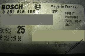 БЛОК УПРАВЛЕНИЯ PEUGEOT 406 9636255980 0281010166 +KOD