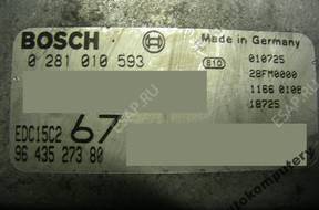БЛОК УПРАВЛЕНИЯ PEUGEOT 406 9643527380 0281010593 +KOD