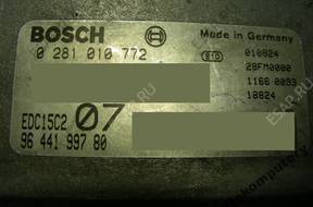 БЛОК УПРАВЛЕНИЯ PEUGEOT 406 9644199780 0281010772 +KOD