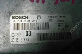БЛОК УПРАВЛЕНИЯ   PEUGEOT 406 HDI 0281010248