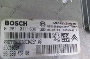 БЛОК УПРАВЛЕНИЯ PEUGEOT 407 05 1.6 HDI   ДВИГАТЕЛЕМ