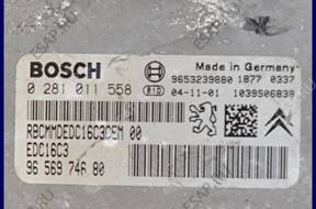 БЛОК УПРАВЛЕНИЯ   PEUGEOT 407 1.6 HDI 0281011558