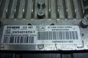 БЛОК УПРАВЛЕНИЯ PEUGEOT 407 1.6 HDI 5WS40167H-T