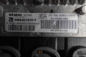 БЛОК УПРАВЛЕНИЯ PEUGEOT 407 2,0 HDI 16V 5WS40167F-T