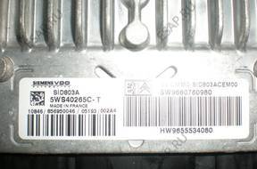 БЛОК УПРАВЛЕНИЯ  PEUGEOT 407 2.0 HDI 2005 год, 5WS40265C-T