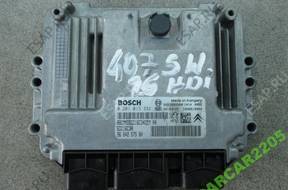 БЛОК УПРАВЛЕНИЯ PEUGEOT 407 2.0 HDI   ДВИГАТЕЛЕМ
