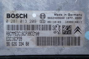 БЛОК УПРАВЛЕНИЯ PEUGEOT 407 2.2HDI 0281013209 9662633480