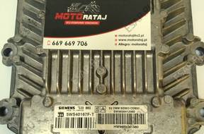 БЛОК УПРАВЛЕНИЯ PEUGEOT 407 5WS40167F-T 9656412980 SID803
