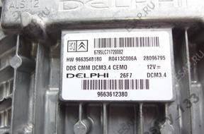 БЛОК УПРАВЛЕНИЯ PEUGEOT 407 CITROEN C5 2.0 HDI 9663548180