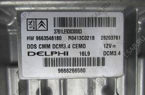 БЛОК УПРАВЛЕНИЯ PEUGEOT 407   DELPHI 9666266580