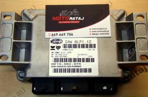БЛОК УПРАВЛЕНИЯ PEUGEOT 407 IAW6LP1.12 9655354880
