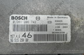 БЛОК УПРАВЛЕНИЯ PEUGEOT 607    0261206742