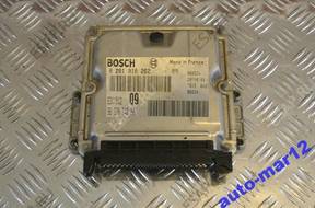 БЛОК УПРАВЛЕНИЯ PEUGEOT 607 0281010262 9637874080