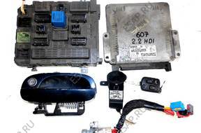 БЛОК УПРАВЛЕНИЯ Peugeot 607 2,2 HDI   0281010262