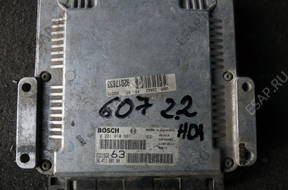 БЛОК УПРАВЛЕНИЯ PEUGEOT 607 2.2 HDI 0281010587