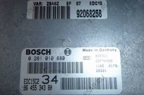 БЛОК УПРАВЛЕНИЯ PEUGEOT 607 2.2 HDI 0281010880 9645534380