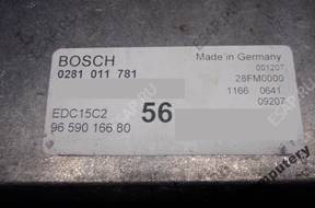 БЛОК УПРАВЛЕНИЯ PEUGEOT 607 2.2HDI 9659016680 0281011781