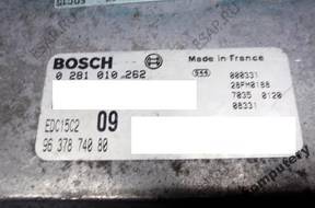 БЛОК УПРАВЛЕНИЯ PEUGEOT 607 9637874080 0281010262 +KOD