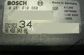 БЛОК УПРАВЛЕНИЯ PEUGEOT 607 9645534380 0281010880 +KOD