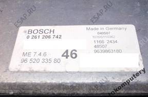 БЛОК УПРАВЛЕНИЯ PEUGEOT 607 9652033580 0261206742 БЕЗ КОДА