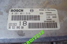 БЛОК УПРАВЛЕНИЯ PEUGEOT 607 9653184580 0281011516