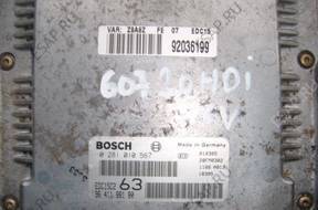 БЛОК УПРАВЛЕНИЯ   PEUGEOT 607 HDI 0281010567