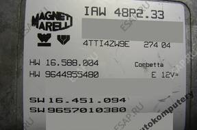 БЛОК УПРАВЛЕНИЯ PEUGEOT 806 iaw48p2.33 9657010380 БЕЗ КОДА