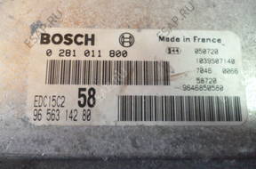 БЛОК УПРАВЛЕНИЯ   PEUGEOT 807 2,0 HDI 0281011800