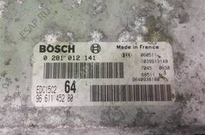 БЛОК УПРАВЛЕНИЯ PEUGEOT 807 2.2 HDI   0281012141