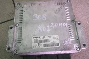 БЛОК УПРАВЛЕНИЯ PEUGEOT 807 C8 ULYSSE 2.0 HDI 0281011800