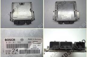 БЛОК УПРАВЛЕНИЯ  Peugeot 807 C8 ULYSSE 2.2 HDI 0281011522
