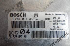 БЛОК УПРАВЛЕНИЯ   PEUGEOT 807 HDI 0281011363