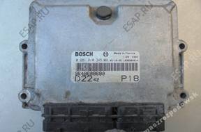 БЛОК УПРАВЛЕНИЯ   PEUGEOT 9648608680 0281010345