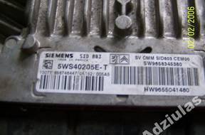 БЛОК УПРАВЛЕНИЯ .PEUGEOT   9655041480 5WS40205E-T